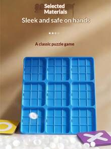 Set Kotak Hadiah Premium Tic Tac Toe 3x3 Baru, Papan Permainan Besar, Bidak Permainan yang Dipoles dengan Teliti, Kualitas Tinggi, Berbagai Cara Bermain, Mengembangkan Pemikiran Strategis Anak, Permainan Interaktif Meja, Memupuk Pemikiran Logis, Mainan Edukatif untuk Anak, Mengembangkan Kecerdasan dengan Berbagai Cara Bermain, Hadiah Sempurna untuk Anak-anak, Hadiah Liburan, Hadiah Ulang Tahun - MultiWarna - View 9
