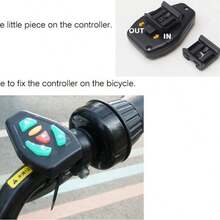 Bicycle Tail Light Bag, Bicycle Saddle Bag With 30 LED Reflective Lights, Suitable For Bicycles And Scooters, With Remote Control, Multi-Directional Turn Signal Bag, USB Rechargeable - Yellow - View 8