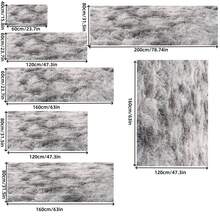 1件裝 紮染粉色/米色/淺灰色毛絨地毯，柔軟蓬鬆，高品質可愛舒適保暖，室內裝飾長條地毯，適用於餐廳、廚房、走廊、床邊、臥室和客廳 - 淺灰色 - 查看 8