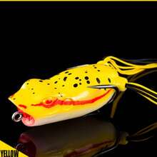 1pc New Frog Silicone Fishing Soft Bait Rotating Glitter Squid Frog Metal Plate Spoon Soft Bait Sea Ice Fishing - Multicolor - View 4