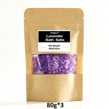 1/2/3pcs Lavender Bath Salts - 80g/2.83oz Each Bag - Essential Oil & Herbal Ingredients - Relaxing & Refreshing Bath Salts For Everyone - Various Style - View 10