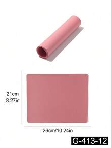 Light Pink Nail Table Mat, Waterproof Soft PU Leather, Studio Desk Mat, Foldable Nail Arm Rest Pad, Nail Table Mat, Suitable For Nail Tech Salon And Home Use. - Dusty Pink - View 10
