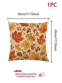 Thanksgiving Table Runner, Pillow Case, Placemat, Autumn Maple Leaf Acorn Berry Table Runner, Thanksgiving Harvest Farmhouse Vintage Dining Table Decor, Suitable For Kitchen Party Home Decoration - Multicolor - View 16