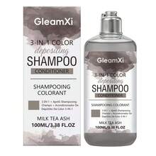 Milk Tea Gray 3-In-1 Hair Dye Shampoo, Moisturizing, Coloring, Hair Care, Even Color, Smooth And Lightweight Hair, Dyeing Hair Care Shampoo - Milk Tea Grey - View 8