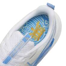 XTEP Hydrogen Wind 8.0 男款新款跑步鞋，吸震耐磨、輕量透氣、抗菌除臭運動鞋 - 白色/藍色 - 查看 5