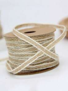 Vintage Jute Rope Gift Packaging Ribbon Bow Handmade Jute Rope Burlap Party Wedding Decoration Supplies, Christmas Valentine's Day - Multicolor - View 2
