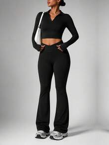 Women Leggings - Black - View 7
