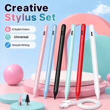 Universal Touch Pen, Magnetic Active Stylus Compatible With IOS/Android, Precision Capacitive Pen Compatible With Iphone 18/17/16/15/14/13/12/11/ S26FE/S26/S25/S24/ Series/Tablets For Writing And Drawing - Multicolor - View 1