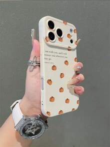 Phone Case - A Full Protection Phone Case With Autumn Maple Leaf And Pumpkin Design, Suitable For 18/18Pro/18Promax/17/17Pro/17promax/16 Pro Max/15/14 Plus/13/12/11 Phone Case Protective Cover - Multicolor - View 2