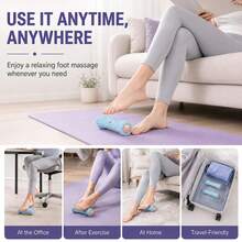 1pc Plantar Fascia Massage Roller, Designed To Relieve Foot Pain And Fascia Tension; Suitable For People Who Frequently Exercise, Practice Yoga, Dance, Run Or Wear High Heels, Especially Suitable For Use In Autumn And Winter - Multiple Styles - View 8