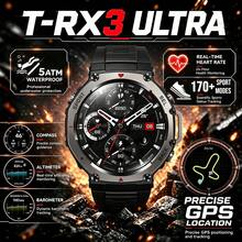 FFYTIEAZ Heavy Duty GPS Outdoor Sports Smart Watch T-RX 3 Ultra, Durable, 1.43" Ultra-Clear AMOLED Touch Screen, L1+L5 Dual-Band Positioning Support Wireless Calling And Compass Function, Altimeter Barometer, 5ATM Waterproof Watch, 170+ Sports Modes, Fitness Tracker, High-Quality Anti-Scratch Anti-Drop Watch, Compatible With IOS/Android, 500mAh Battery Capacity, Best Holiday Gift - View 12