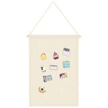 1pc Enamel Pin Display Hanging Banner, Fabric Brooch Pin Collection Storage Wall Tapestry, Wall Decor Badge Display Holder - Multicolor - View 5