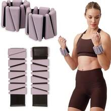 Unisex Wrist Weights Sandbags (2pcs Set), Wearable Ankle Weights Sandbags, Suitable For Home Gym Workout, Sports, Outdoor Running, Yoga, Pilates, Strength Training - Multicolor - View 2