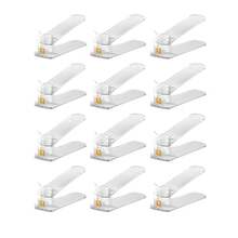 Hygrad Built to Survive Acrylic Shoe Slot Organiser Adjustable Wardrobe Shoe Stacker Space Saver Rack - Style Type default - View 1