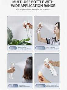 時尚女孩美髮造型工具組，(6.8oz/200ml) 持續細霧噴霧瓶、順髮梳、家用髮梳、禮物、美髮配件、髮梳組合與側刷鼠尾梳造型刷組、卡通髮梳防糾結淋浴按摩梳美髮配件、家用護髮梳、頭皮按摩梳、泡泡球塑膠梳、護髮尖尾梳、雙梳類型、刷子，女孩捲髮/直髮通用順髮梳，學校活動/日常使用/萬聖節禮物 - 彩色 - 查看 4