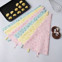 4/8pcs/Set Cake Icing Decorating Diy Set Tools Including: 1pc Reusable 12inch Silicone Piping Bags, 2pcs Decoration Nozzle Converter, 1pc Zip Ties, Pastry Cake Baking Tool Kitchen Tool - View 9