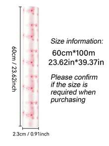 1 Roll EVA Material Fresh Cherry Blossom Pattern Drawer Liner, Waterproof And Stain-Resistant, Multi-Purpose Cabinet Drawer Liner, Suitable For Kitchen, Storage Cabinet, Refrigerator, Shelf, Divider, Lining - Cherry Blossom Pattern - View 30
