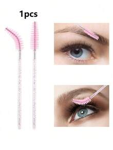 100pcs/50pcs/10pcs Large Capacity Eyelash Brushes Spoolies Makeup Applicators, Suitable For Eyelash Extensions, Eyebrow Grooming, Gifts, Travel, Budget-Friendly, Travel Essentials - Pink - View 21