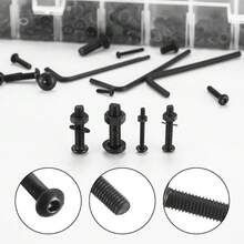 1225pcs Stainless Steel Hex Screws And Socket Bolts Nuts Set Assorted M2 M3/M4/M5 - UK-h423801 - View 7