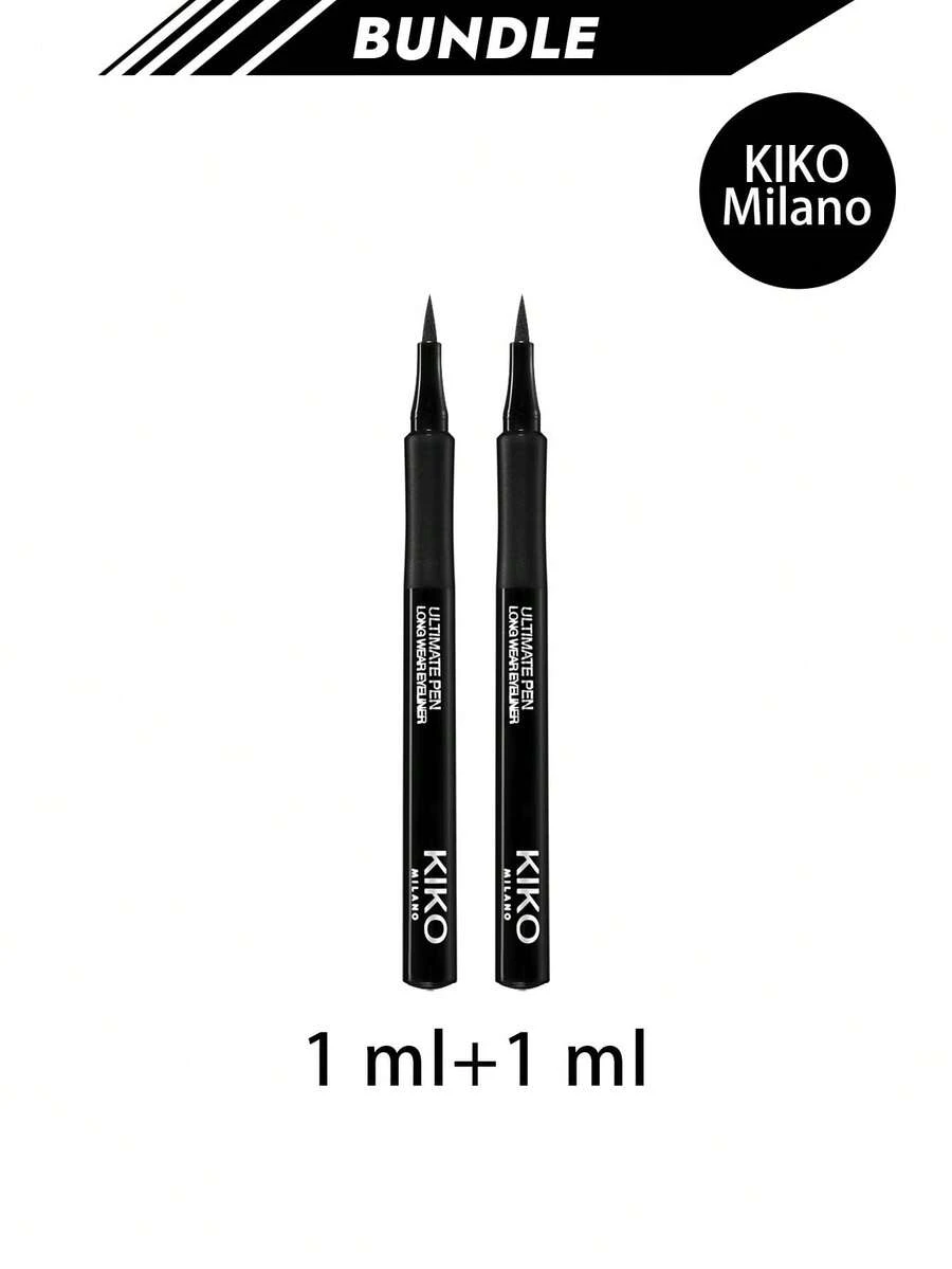 KIKO Milano [Bundle] Ultimate Pen Eyeliner 01 Black 1 ml x 2 - 01 Black - Visa 1