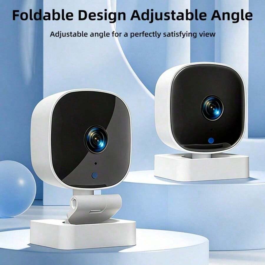 Camera an ninh WiFi trong nhà có hồng ngoại ban đêm, đàm thoại 2 chiều, cảnh báo chuyển động, lưu trữ đám mây/thẻ nhớ SD, điều khiển qua ứng dụng không dây, camera giám sát gia đình cho theo dõi trẻ em, chăm sóc người già & giám sát thú cưng, cấp nguồn USB, kèm cáp, không kèm adapter nguồn
