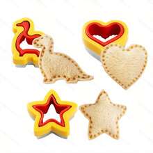 1 pieza Cortador y sellador de sándwich, molde de galletas de acero inoxidable, cortador de pastelería cuadrado, perfecto para decoración de cajas de almuerzo, herramientas de horneado, utensilios de cocina, accesorios de cocina - Multicolor - Ver 17