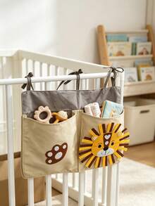 1pc Bedside Bag With A Little Lion On It,For Kids Room Room Deocr Nursery - Multicolor - View 2
