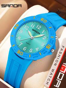SANDA Women Student Casual Analog Quartz Watch, Ladies Luminous Pointer Simple Fashion Sport Silicone Strap Wristwatch For Girls - One Size Fits All - View 17