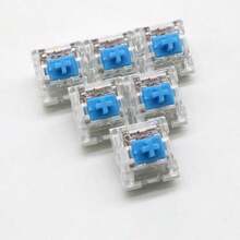 10pcs Practical Blue/Black/Red/Brown Mechanical Keyboard DIY Hot-Swappable Cross-Axis Switches - View 8