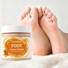 YURHERSU Honey Foot Scrub Exfoliating Foot Scrub Moisturizing Nourishing Foot Care Scrub 200g - Honey Foot Scrub - View 5