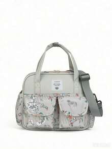 1pc LEQUEEN Oxford Fabric Maternity Multi-Function Crossbody Mommy Bag, Fashionable Mother & Baby Bag, Casual Outing Storage Bag, Handheld Hospital Bag Suitable For Storage Use - Multicolor - View 11