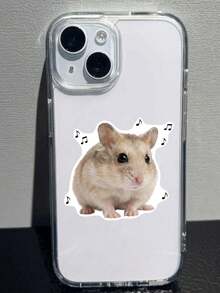 50Pcs Lovely Hamster Meme Stickers, Adorable Real‑Life Hamster Waterproof Stickers For Phone, Kindle, Notebook - Multicolor - View 8