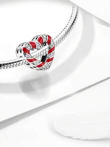 1 Holiday Limited Edition Christmas Wreath, Christmas Gift Hot Air Balloon Bead Creative Exquisite Bead String DIY Bracelet Necklace Gift - Silver - View 9