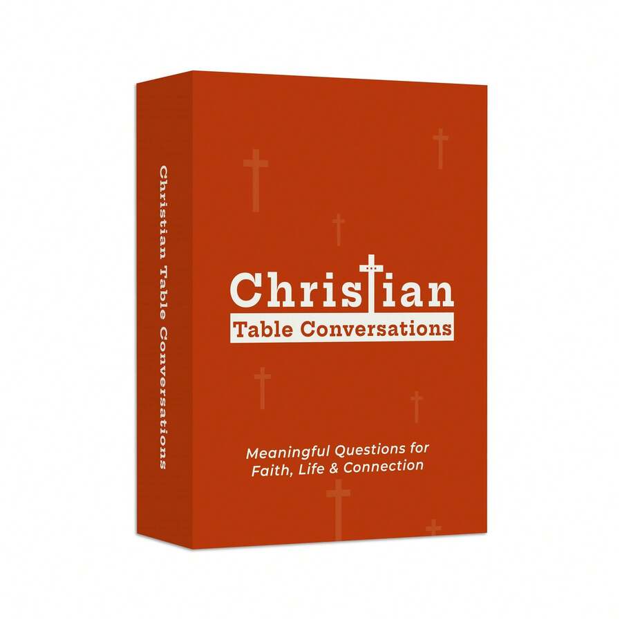 Christian Table Conversations Card Game, 55 Faith‑Focused Question Cards For 2+ Players, Meaningful Conversation Starter For Christmas & Halloween Family Gathering, Warm Holiday Gift For Church Groups & Faith‑Loving Families - View 1