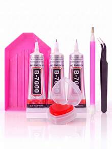 ZUI DREAM Rhinestone Set, 48,000-15,000pcs Y2K Resin Jelly Flat Back Rhinestones, 48 Colors 3mm Rhinestone Set, Includes 3 Bottles Of B7000 Glue And Tools, Suitable For DIY Diamond Painting Crafts - Rhinestones - View 11