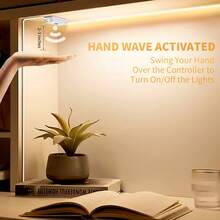 Acosh Neon USB LED Strip Light With Hand Motion Sensor, Under Cabinet Led Lighting, LED Light Strips Kitchen, Cabinet, Shelf, Counter, Bedroom, Motion Sensor Closet Lights - White - View 7