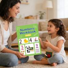 36 Pages Digital Tracing Practice Book, 0-100 Dot Grid Copying Book, Pencil Control Practice, Preschool Kindergarten Math Learning, Essential For Home Study - Multicolor - View 5
