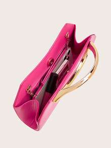 Women's Clutch Bag, Premium Handbag, Crossbody Clutch For Party, Wedding, Formal Dress - Hot Pink - View 6
