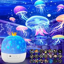 21-In-1 Ocean & Star Projection Night Light, 360° Rotating Light Film, USB Powered, Color Changing & Dimmable, Bedroom Decor, Birthday & Christmas Gift - Multicolor - View 12