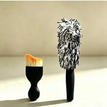 Anti-Scratch Soft Bristle Wheel Cleaning Brush, Deep Detail Rim Brush For Car Truck Motorcycle Hard-To-Reach Area Car Care - Multiple Styles - View 11