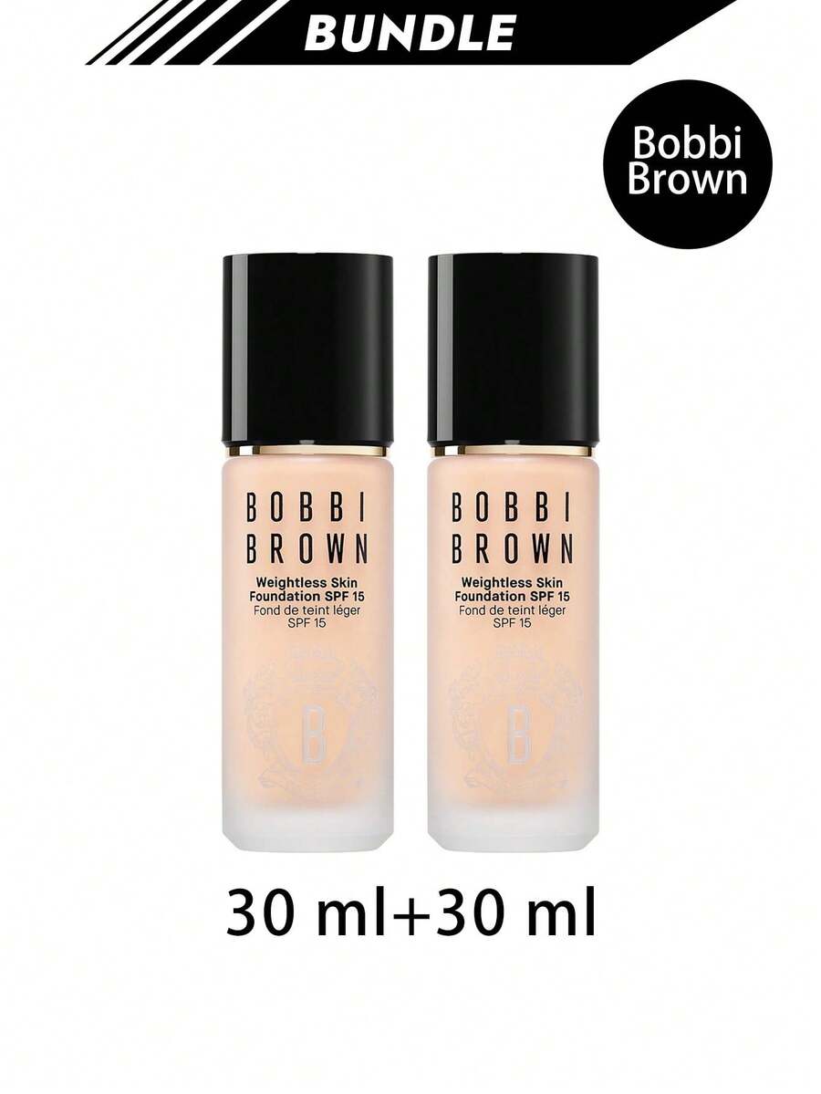 Bobbi Brown [حزمة] كريم أساس خفيف الوزن SPF 15 لون رملي 30 مل * 2 - Sand - مشاهدة 1