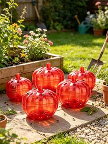 Reusable Pumpkin Fruit Fly Trap, Reusable Ranch Fly Trap, Suitable For Home Kitchen Surfaces And Outdoor Orchards, Portable Outdoor Fly Trap Bag With Leak-Proof Design, Effective Pest Control, Practical Pest Control Tool - C - View 5