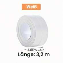 196.85 Inch Waterproof & Moisture-Proof Toilet Seal Strip, Self-Adhesive Sealing Tape, Suitable For Kitchen & Bathroom, Bathroom Waterproof Tape To Prevent Moisture, Kitchen Sink Use - Multiple Styles - View 8