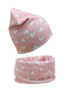 2pcs Baby Knitted Hat And Scarf Set, Cartoon Pattern Children's Double-Layer Hat + Single-Layer Scarf, Suitable For Boys And Girls All Seasons - Multicolor - View 23
