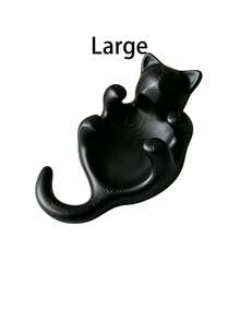 Creative Lying Cat Jewelry Tray, Four-Claw Cat Jewelry Storage Tray,Desktop Organizer,Home Decoration,Small Item Storage,Organization Accessories - Multicolor - View 13