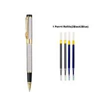 Luxurious Signature Pen, Silver Metal Signature Pen, Smooth Writing, Suitable For Students And Office Use, High-End Business Gift Pen, Suitable For Both Men And Women, Daily Writing Tool - Pen - View 12