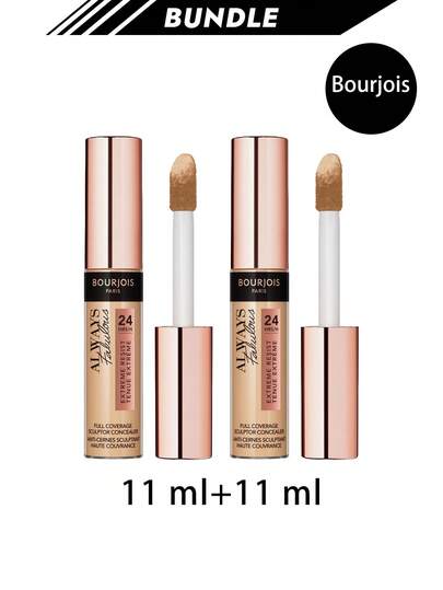 Bourjois [Bundle] Always Fabulous Sculpting Concealer 100 Ivory 11 Ml X 2