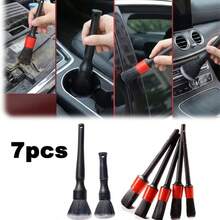 7/6/4/3pcs Soft Bristle Car Interior Cleaning Brush Set, Suitable For Interior/Exterior Cleaning, Wheels, Dashboard, Surfaces, Air Vents, Multi-Function Brushes, Suitable For Cars, Motorcycles - A - View 15
