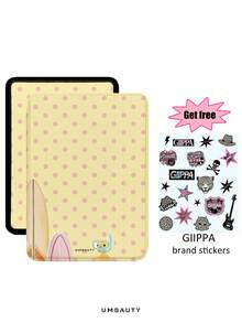 UMBAUTY Yellow And Pink Polka Dot With Diving Duck Pattern Protective Case For 7/6.8/6 Inch Kindle Paperwhite (12th/11th/10th/7th/6th/5th Gen - 2024) | Kindle Colorsoft Signature Edition E-Reader Accessory, Cute Minimalist Protective Case With Hand Strap, Suitable As A Gift For Colleagues And Friends - Multicolor - View 14