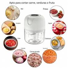 Miniprocessador de alimentos - Blanco - Ver 10